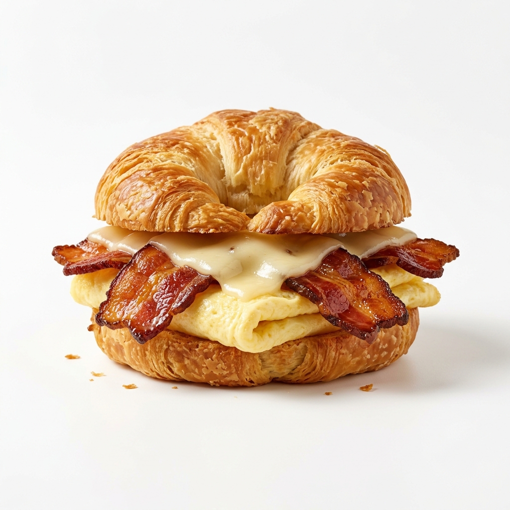 Bacon, Egg & Swiss Croissant Combo